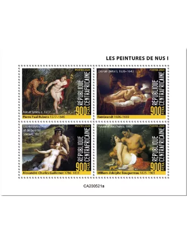 n° 7278/7281  - Timbre CENTRAFRIQUE Poste
