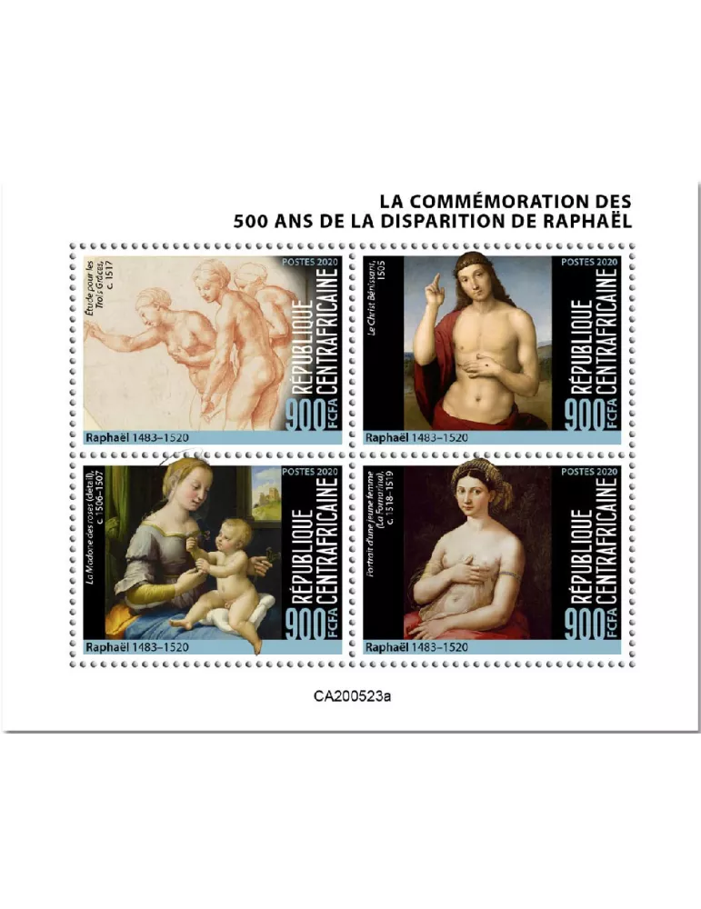 n° 7302  - Timbre CENTRAFRIQUE Poste