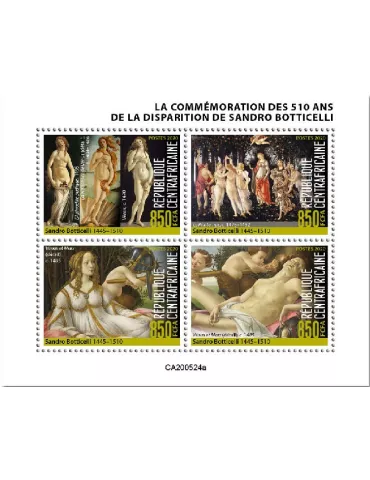 n° 7314/7317  - Timbre CENTRAFRIQUE Poste