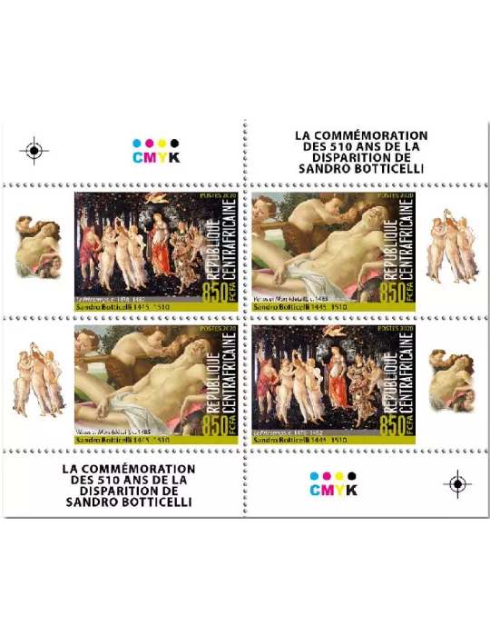 n° 7318/7325  - Timbre CENTRAFRIQUE Poste