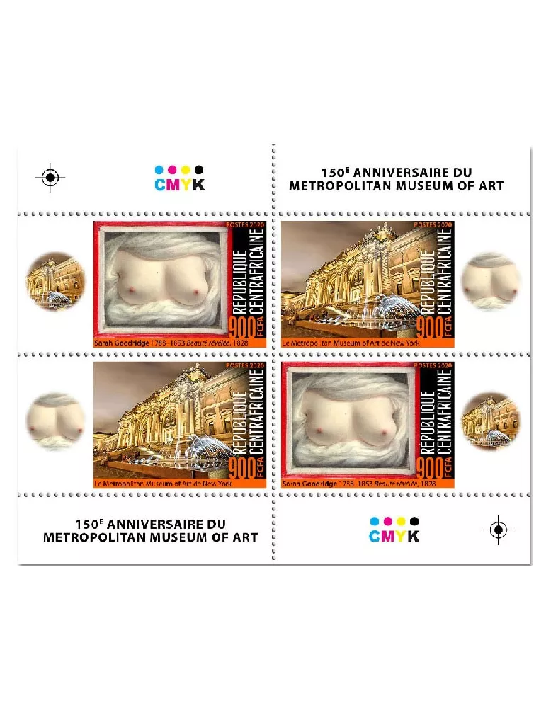 n° 7330/7337  - Timbre CENTRAFRIQUE Poste