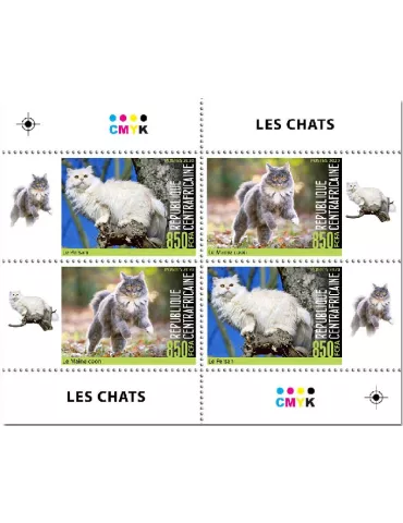 n° 7346  - Timbre CENTRAFRIQUE Poste