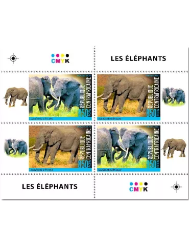 n° 7355/7369  - Timbre CENTRAFRIQUE Poste