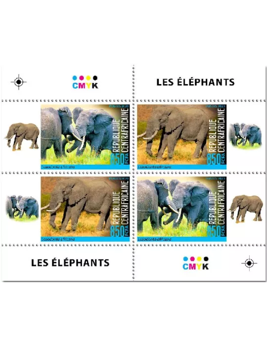 n° 7355/7369  - Timbre CENTRAFRIQUE Poste