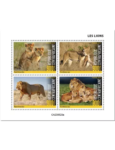 n° 7363/7366  - Timbre CENTRAFRIQUE Poste