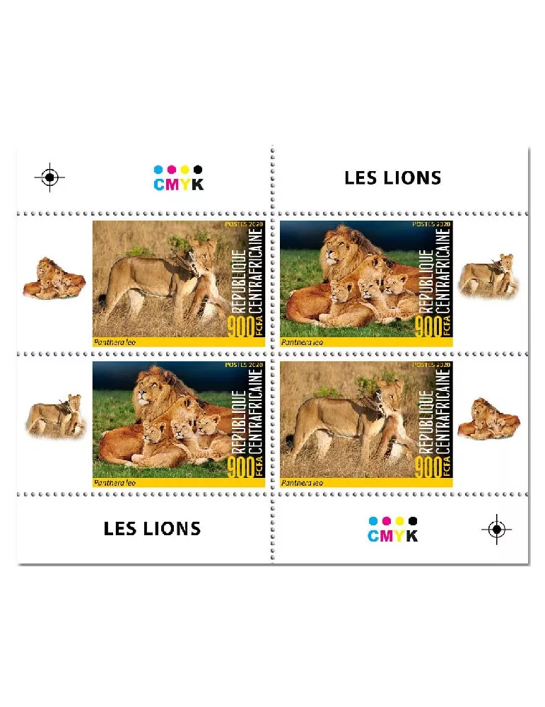n° 7367/7374  - Timbre CENTRAFRIQUE Poste