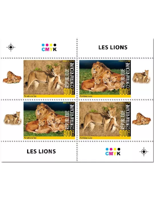 n° 7367/7374  - Timbre CENTRAFRIQUE Poste