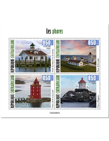 n° 7412/7415  - Timbre CENTRAFRIQUE Poste