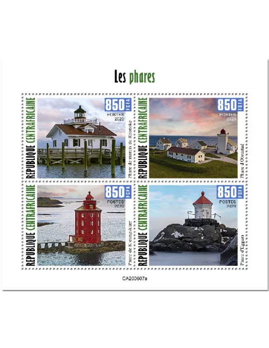 n° 7412/7415  - Timbre CENTRAFRIQUE Poste