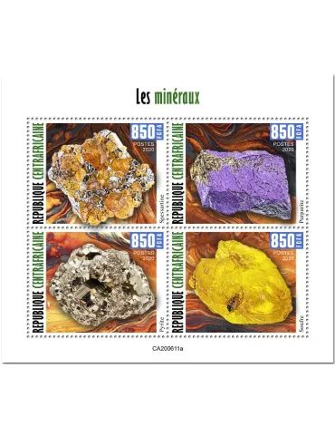 n° 7428/7431  - Timbre CENTRAFRIQUE Poste