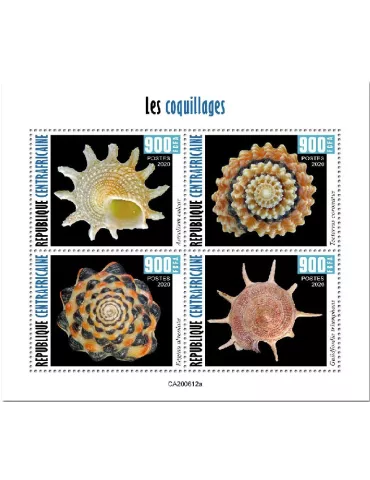 n° 7432/7435  - Timbre CENTRAFRIQUE Poste