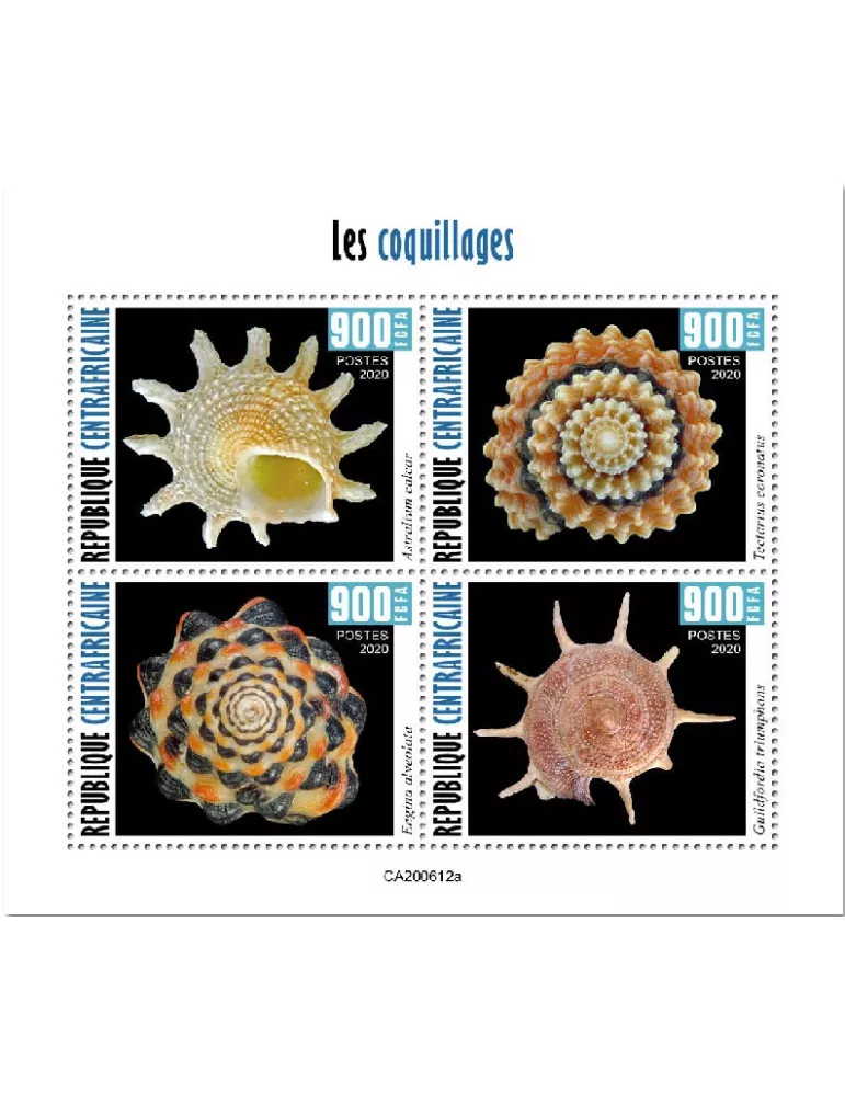 n° 7432/7435  - Timbre CENTRAFRIQUE Poste