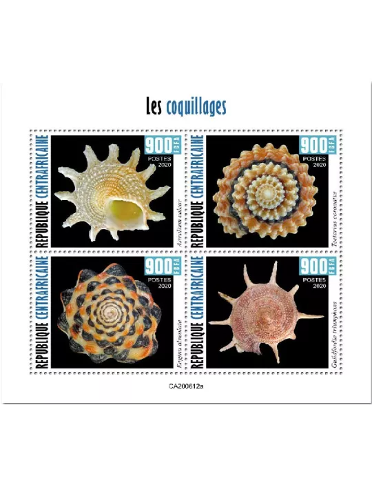 n° 7432/7435  - Timbre CENTRAFRIQUE Poste