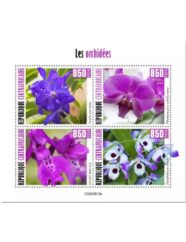 n° 7436/7439  - Timbre CENTRAFRIQUE Poste