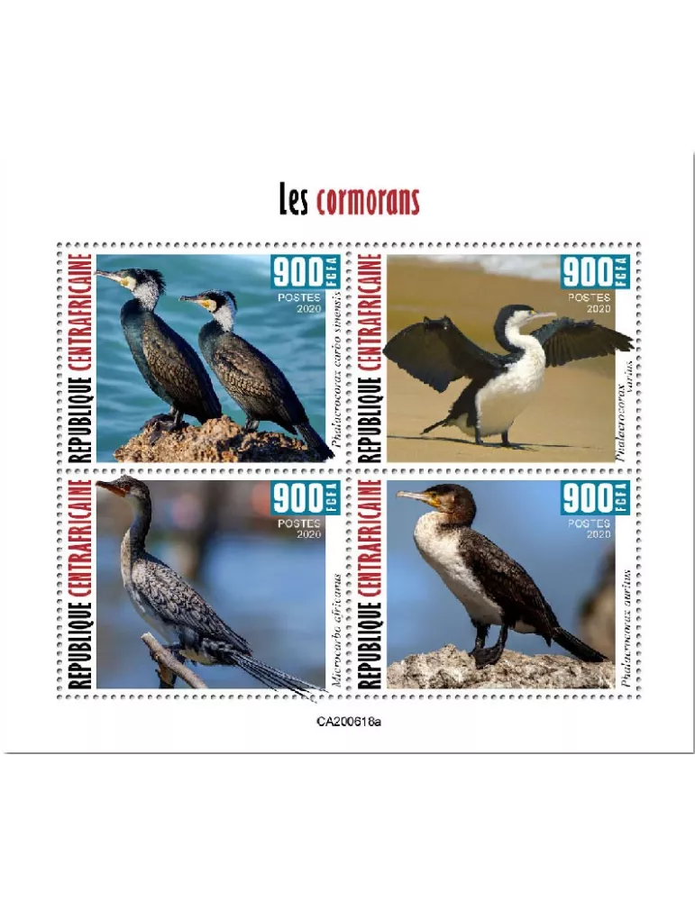 n° 7456/7459  - Timbre CENTRAFRIQUE Poste