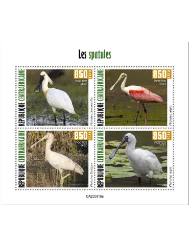 n° 7460/7463  - Timbre CENTRAFRIQUE Poste