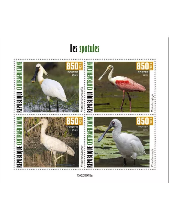 n° 7460/7463  - Timbre CENTRAFRIQUE Poste