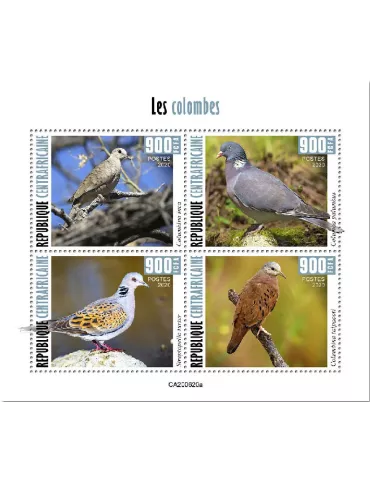 n° 7464/7467  - Timbre CENTRAFRIQUE Poste