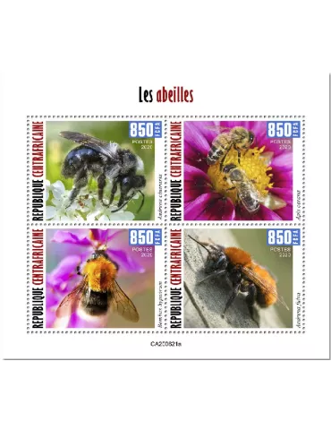 n° 7468/7471  - Timbre CENTRAFRIQUE Poste