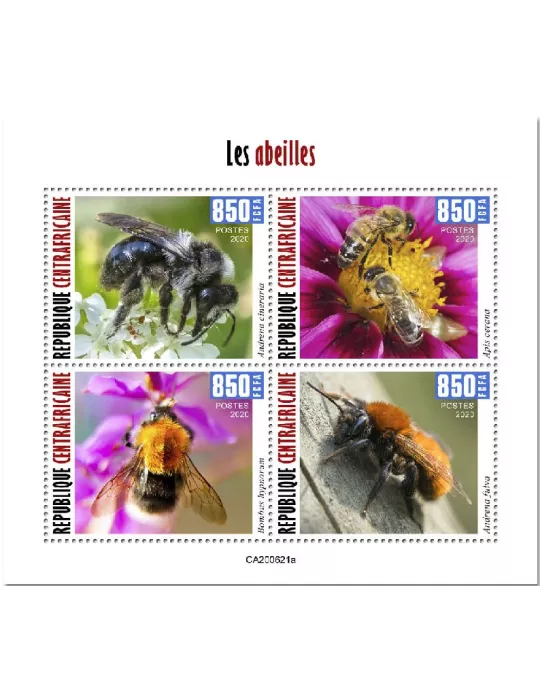 n° 7468/7471  - Timbre CENTRAFRIQUE Poste