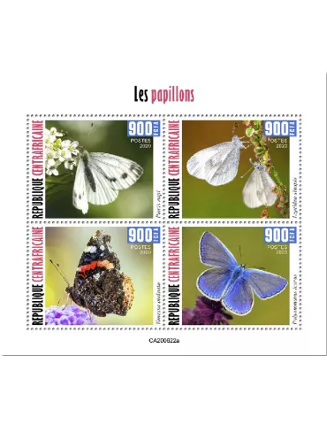 n° 7472/7475  - Timbre CENTRAFRIQUE Poste