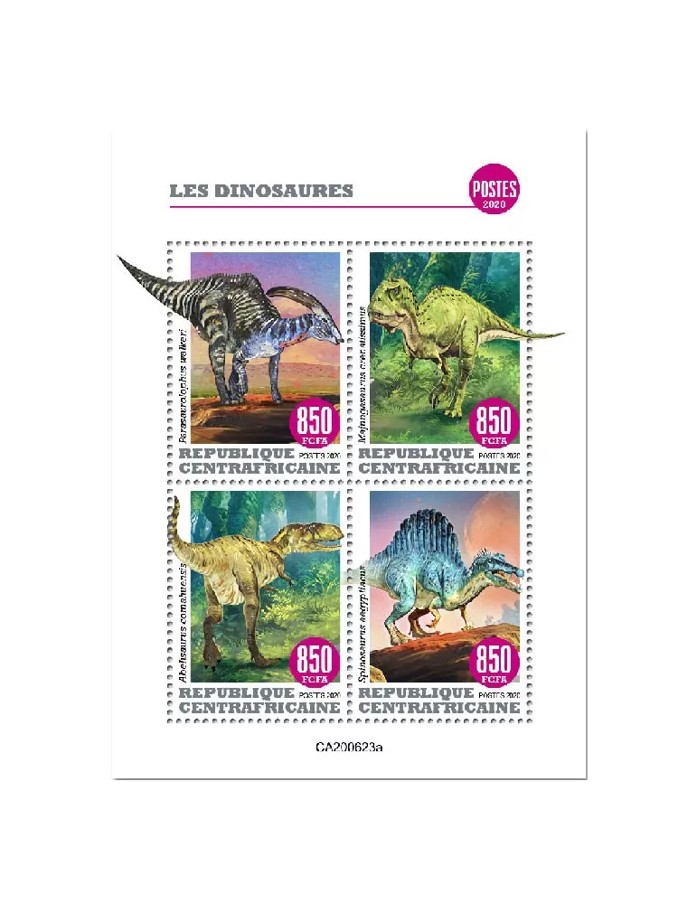 n° 7476/7479  - Timbre CENTRAFRIQUE Poste