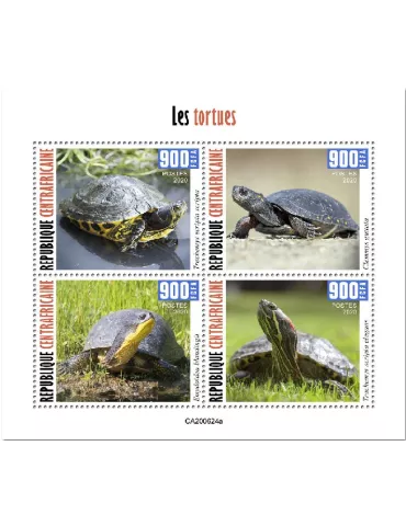 n° 7480/7483  - Timbre CENTRAFRIQUE Poste