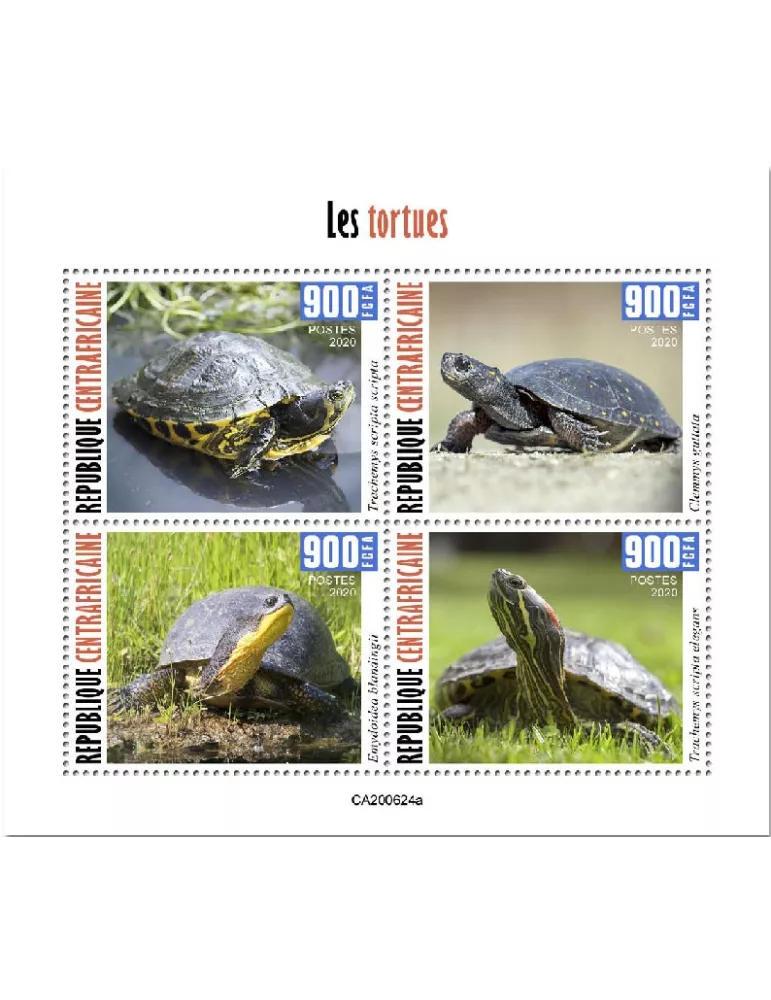 n° 7480/7483  - Timbre CENTRAFRIQUE Poste