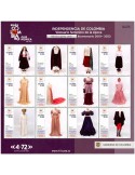n° 2570/2581 - Timbre COLOMBIE Poste
