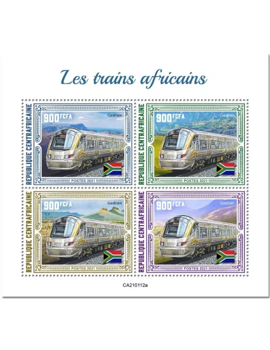 n° 7610/7613  - Timbre CENTRAFRIQUE Poste