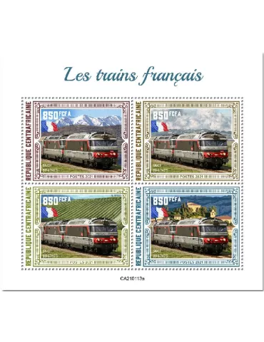 n° 7614/7617  - Timbre CENTRAFRIQUE Poste