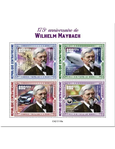n° 7638/7641  - Timbre CENTRAFRIQUE Poste
