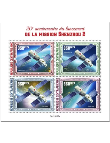 n° 7662/7665  - Timbre CENTRAFRIQUE Poste