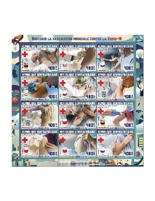 n° 7682/7693  - Timbre CENTRAFRIQUE Poste