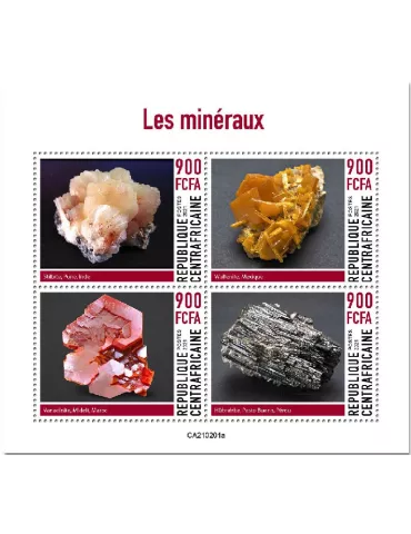 n° 7694/7697  - Timbre CENTRAFRIQUE Poste
