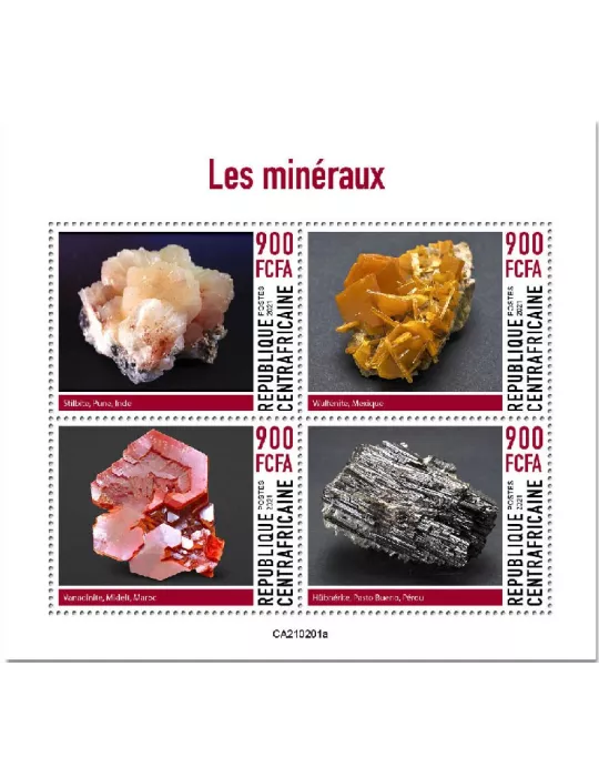 n° 7694/7697  - Timbre CENTRAFRIQUE Poste