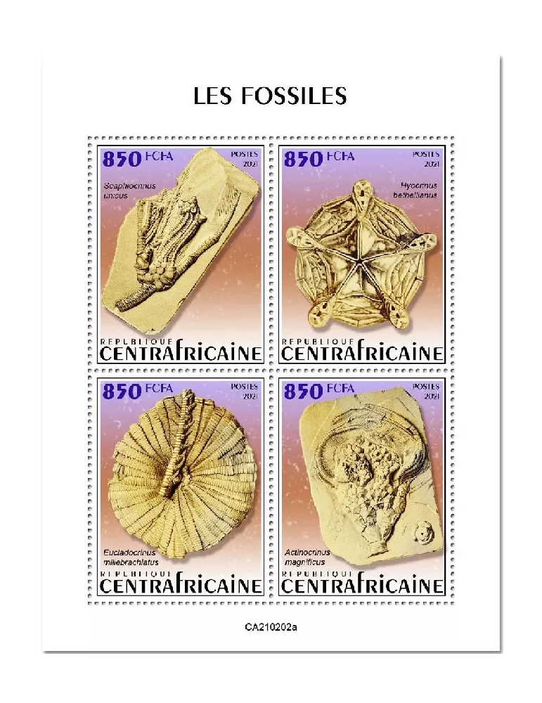 n° 7698/7701  - Timbre CENTRAFRIQUE Poste