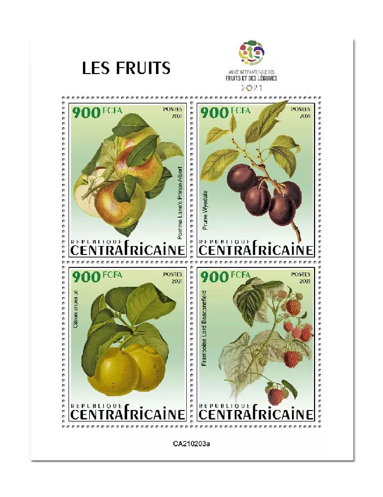 n° 7702/7705  - Timbre CENTRAFRIQUE Poste