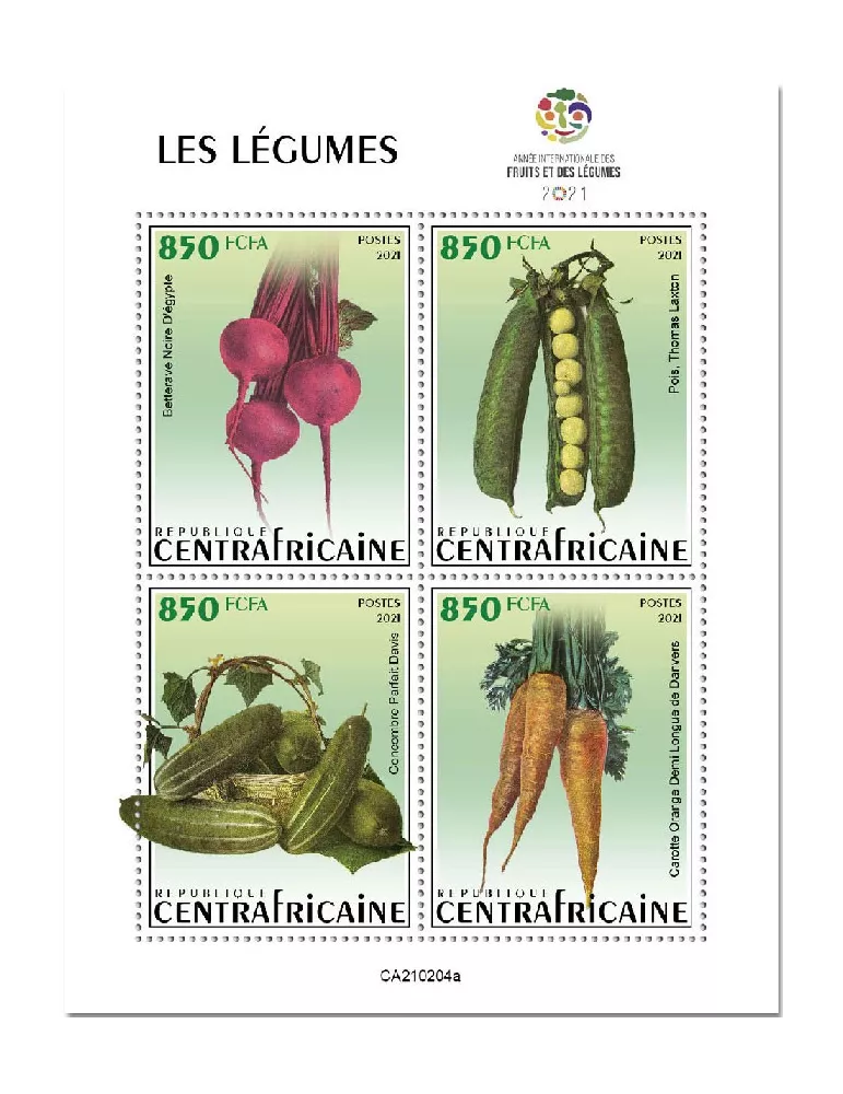 n° 7706/7709  - Timbre CENTRAFRIQUE Poste