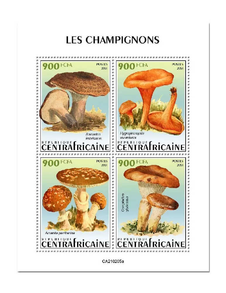 n° 7710/7713  - Timbre CENTRAFRIQUE Poste