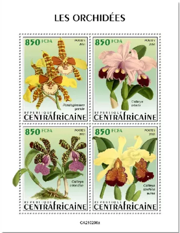 n° 7714/7717  - Timbre CENTRAFRIQUE Poste