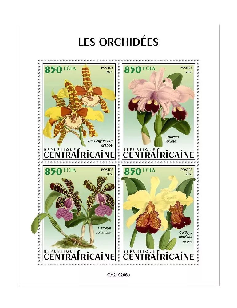 n° 7714/7717  - Timbre CENTRAFRIQUE Poste