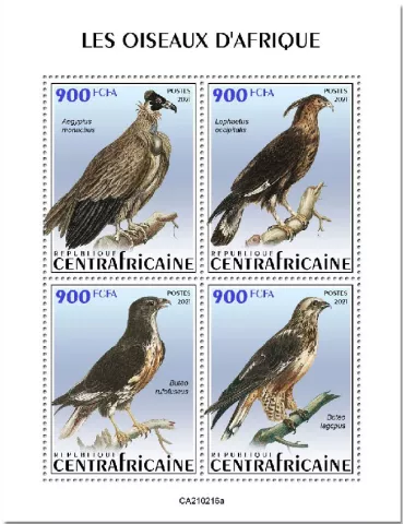 n° 7754/7757  - Timbre CENTRAFRIQUE Poste