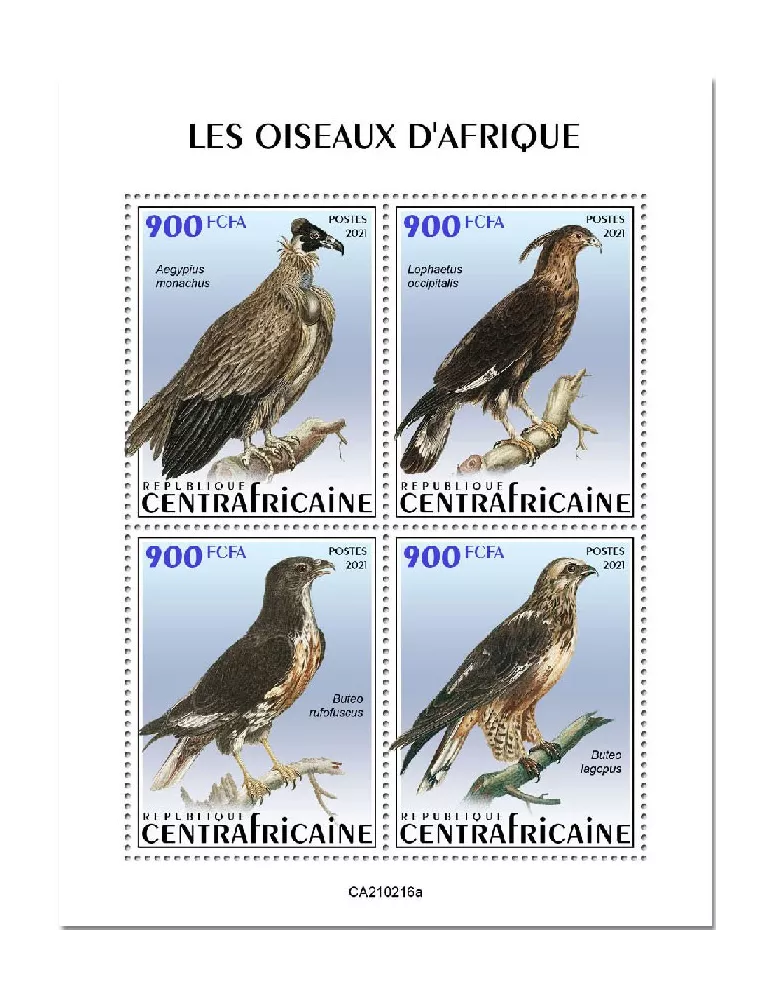 n° 7754/7757  - Timbre CENTRAFRIQUE Poste