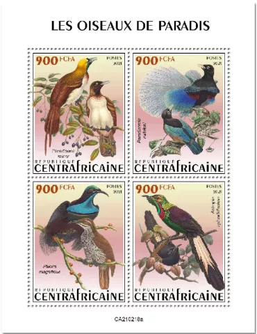 n° 7762/7765  - Timbre CENTRAFRIQUE Poste