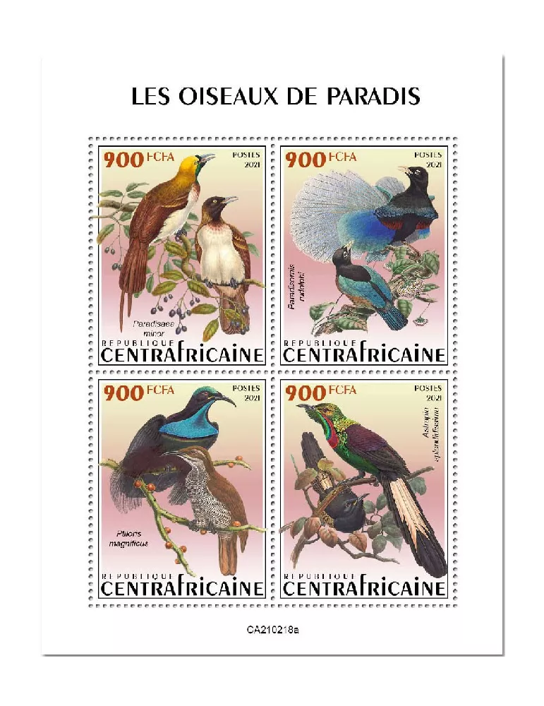 n° 7762/7765  - Timbre CENTRAFRIQUE Poste