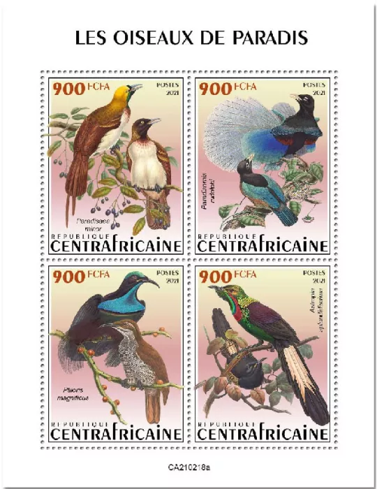 n° 7762/7765  - Timbre CENTRAFRIQUE Poste
