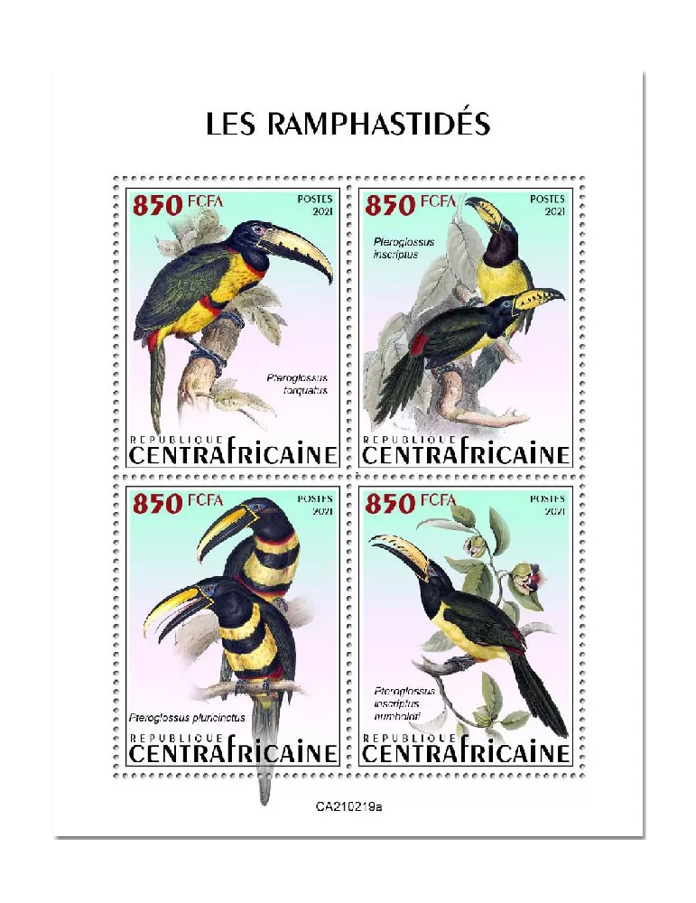 n° 7766/7769  - Timbre CENTRAFRIQUE Poste