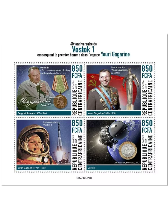 n° 7806/7809  - Timbre CENTRAFRIQUE Poste