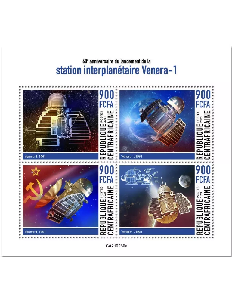 n° 7810/7813  - Timbre CENTRAFRIQUE Poste